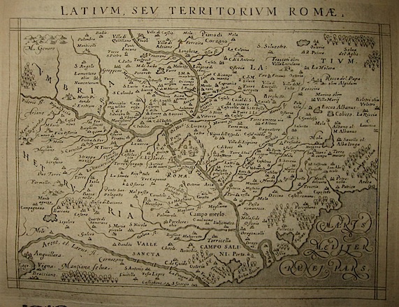 Magini Giovanni Antonio Latium, seu Territorium Romae 1620 Padova 